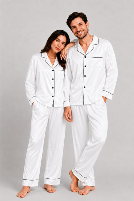 Піжамний Family Look білого кольору BOBRAND